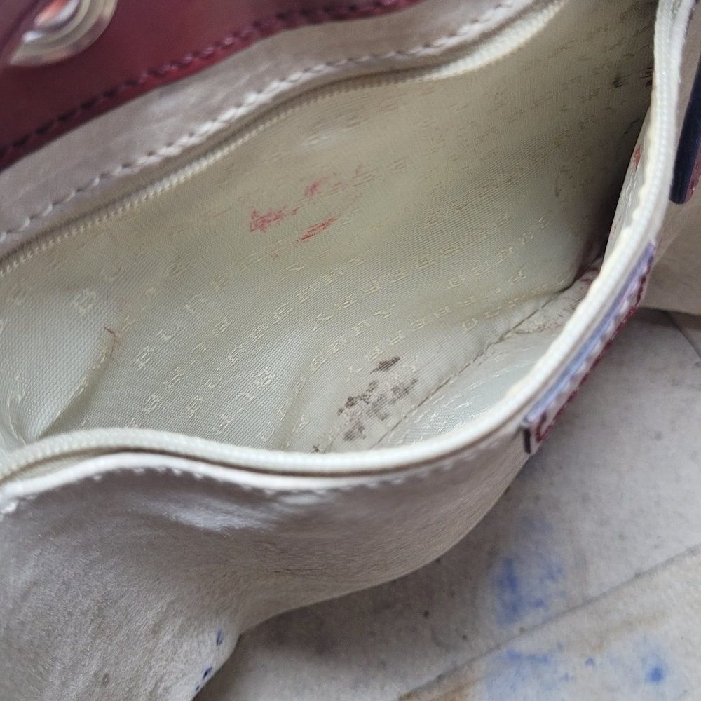 BURBERRY Haymarket Check Drawstring Bucket Shoulder Bag - Picture 12 of 16